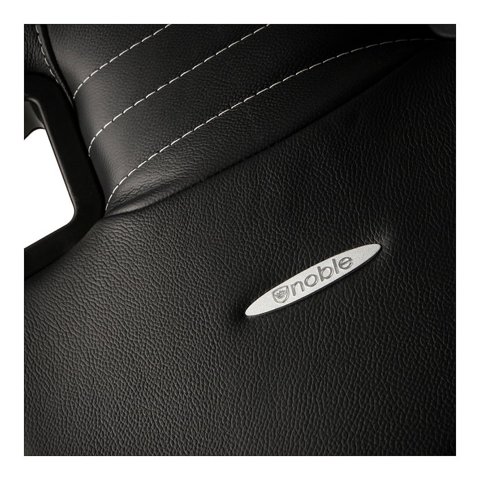 Noblechairs EPIC Echtleder Gaming Stuhl negro/blanco/rojo