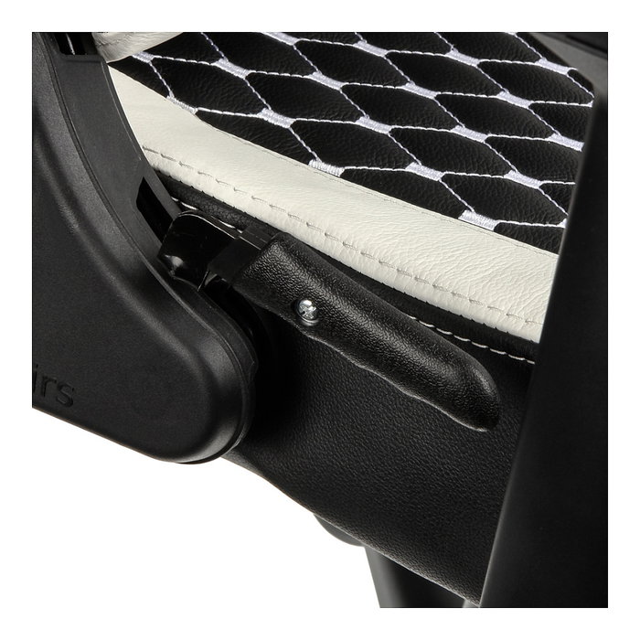 Noblechairs EPIC Echtleder Gaming Stuhl negro/blanco/rojo