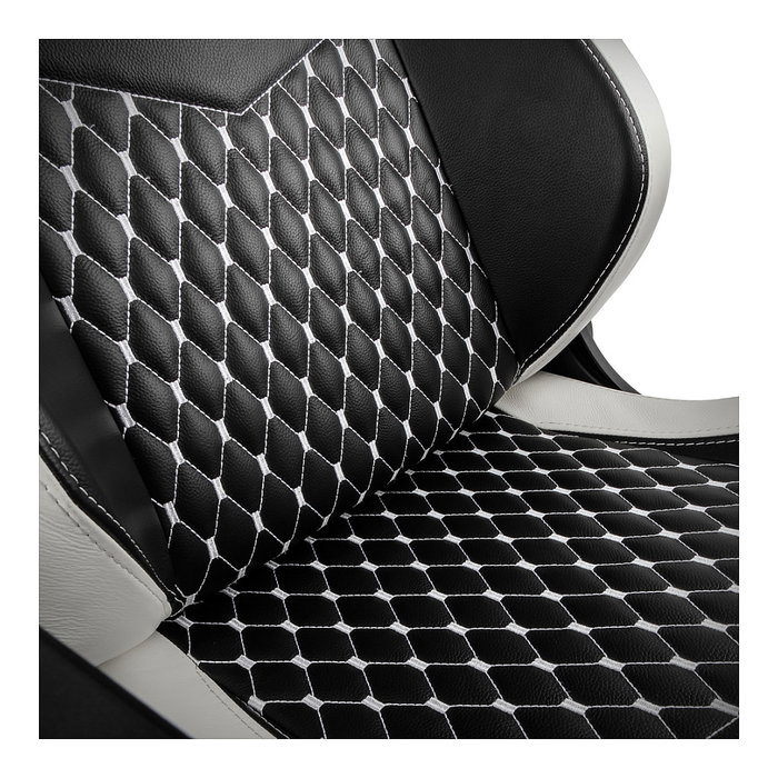 Noblechairs EPIC Echtleder Gaming Stuhl negro/blanco/rojo