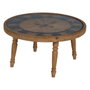 Ixia Mesa de Centro Reloj Natural DM-Madera 80 x 80 x 41 cm