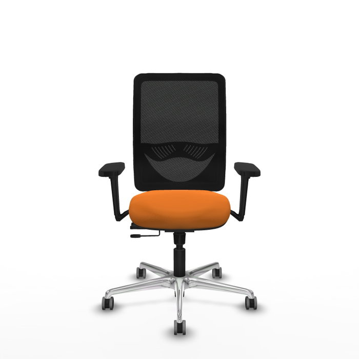 PIQUERAS Y CRESPO Silla de oficina Zulema Naranja y Negro PIQUERAS Y CRESPO Silla de oficina Zulema Naranja y Negro