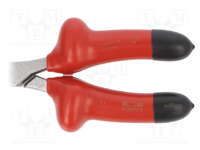 BAHCO Alicates de corte de frente con aislamiento 160mm