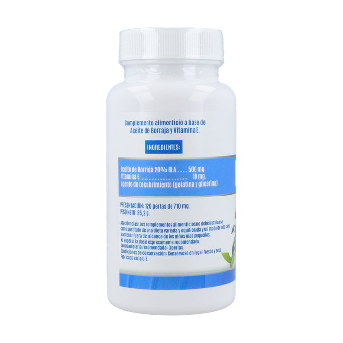 El Valle Aceite de Borraja 120 perlas 500 mg El Valle Aceite de Borraja 120 perlas 500 mg