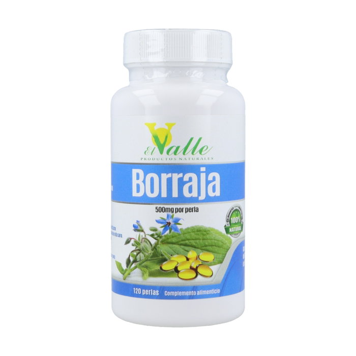 El Valle Aceite de Borraja 500mg 120 Cápsulas Complemento Alimenticio Piel y Uñas El Valle Aceite de Borraja 500mg 120 Cápsulas Complemento Alimenticio Piel y Uñas