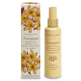 L'Erbolario Frangipani Caricia Perfumada Crema Corporal Hidratante y Tonificante 150ml