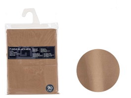 Giftdecor Funda Almohada 90x45 cm Marron 100% Poliester Extra Suave (Set de 24)