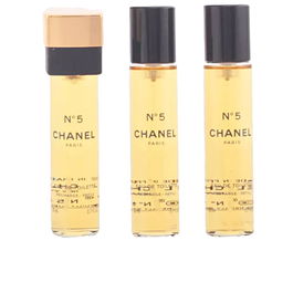 Chanel Nº 5 Eau de Toilette Recargas Vaporizador para el Bolso 3 x 20 ml Mujer