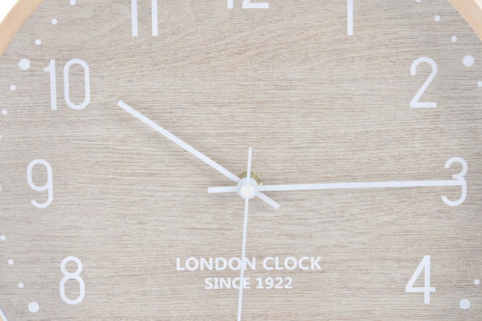 DKD Home Decor Reloj de Pared PVC 30x4x30cm Surtido de 2 Unidades (Beige y Gris)