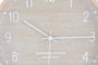DKD Home Decor Reloj de Pared PVC 30x4x30cm Surtido de 2 Unidades (Beige y Gris)