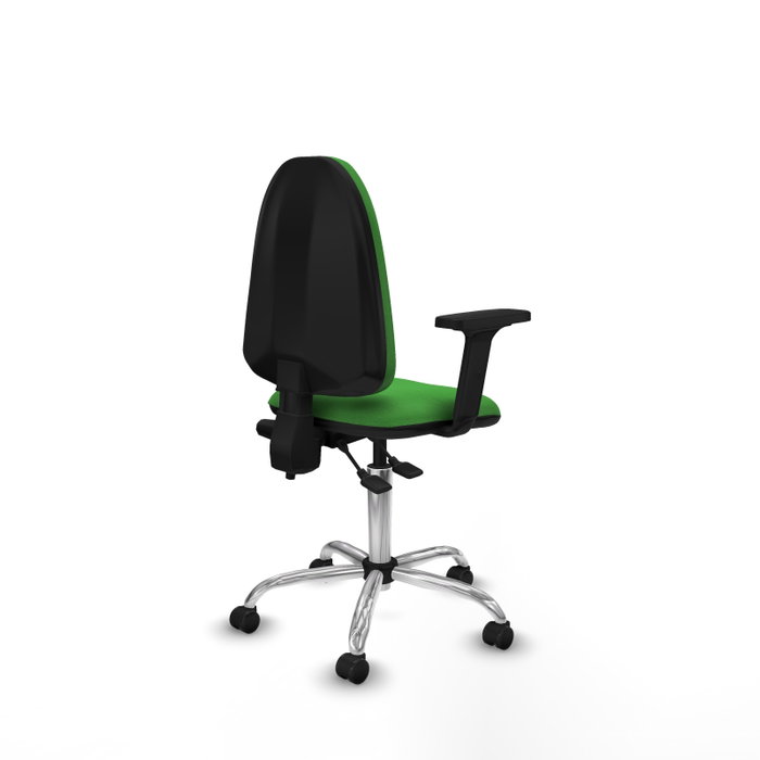 PIQUERAS Y CRESPO Silla de oficina Aýna Verde con Brazos 2D