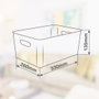 Dovelis Cesto organizador plástico 10L Blanco - Pack de 6 unidades retráctil