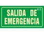 Syssa Señal de Salida de Emergencia en PVC Fotoluminiscente 320x160 mm