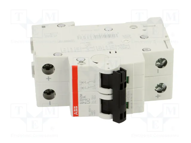 ABB S200M UC S202M-Z2UC Interruptor magnetotérmico 2A 2 Polos ABB S200M UC S202M-Z2UC Interruptor magnetotérmico 2A 2 Polos