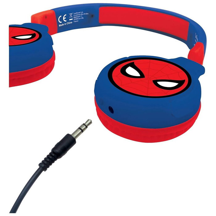 LEXIBOOK Auriculares Inalámbricos Spiderman Bluetooth 5.0