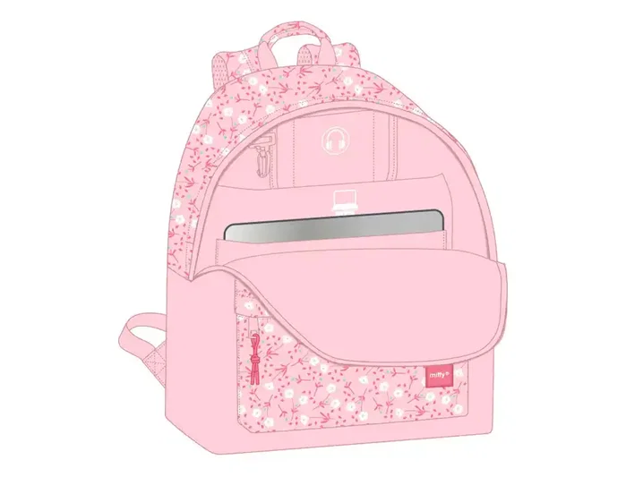Safta Mochila para Portátil 14,1 pulgadas Miffy Flores Safta Mochila para Portátil 14,1 pulgadas Miffy Flores