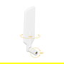 DeLOCK Antena Omnidireccional LTE Dualband WLAN ac/a/b/g/n con Conector SMA y Ganancia 4 dBi, Referencia 12430, Color Blanco
