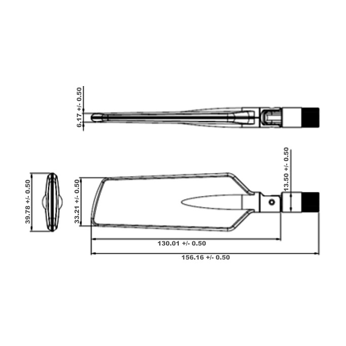DeLOCK Antena Omnidireccional LTE Dualband WLAN ac/a/b/g/n con Conector SMA y Ganancia 4 dBi, Referencia 12430, Color Blanco