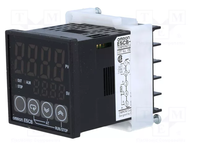 OMRON E5CB-Q1P Regulador de Temperatura Pt100 SSR OMRON E5CB-Q1P Regulador de Temperatura Pt100 SSR