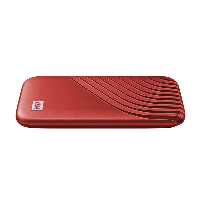 Western Digital My Passport SSD Externo 1 TB NVMe Rojo - USB Tipo C 3.2 Gen 2, Lectura 1050 MB/s, Escritura 1000 MB/s, Carcasa Metálica, Encriptación Hardware