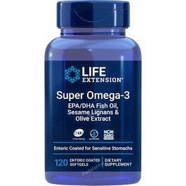 Life Extension Super Omega-3 EPA/DHA con 120 Softgels (Cápsulas Blandas)