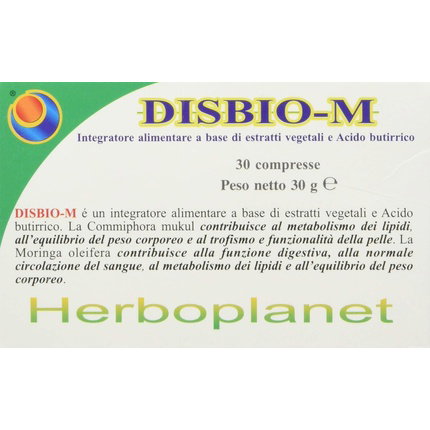 HERBOPLANET DISBIO-M 30 comprimidos