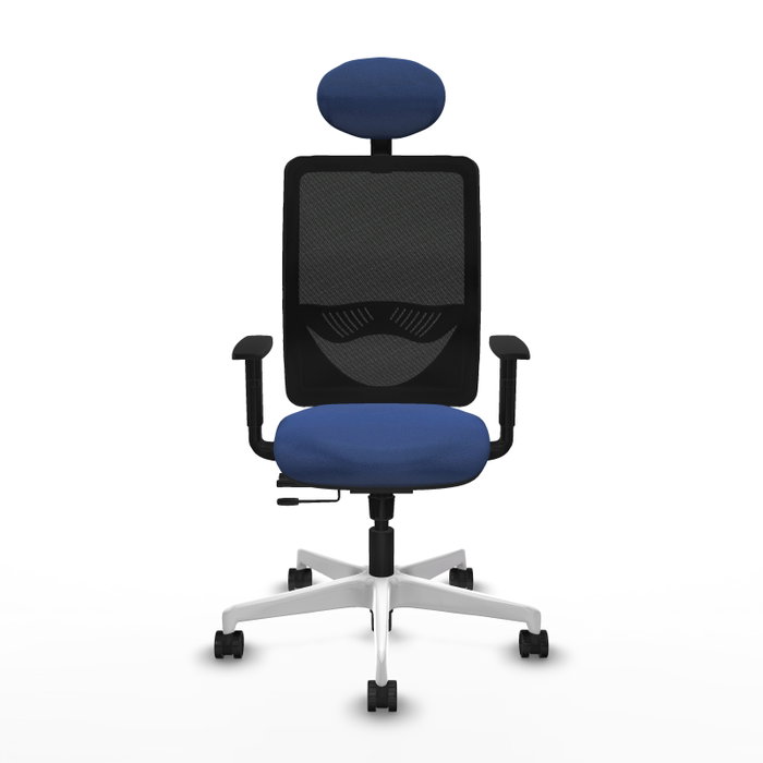 PIQUERAS Y CRESPO Silla de oficina Zulema con mecanismo Sincro/Traslack Azul marino y Negro PIQUERAS Y CRESPO Silla de oficina Zulema con mecanismo Sincro/Traslack Azul marino y Negro
