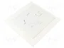 ORNO Panel decorativo blanco 170x170x10mm
