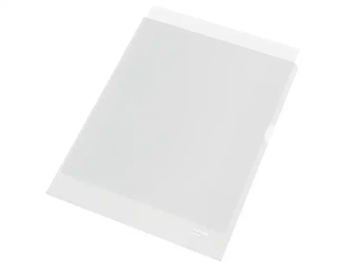Esselte 627496 Caja 100 Dossiers Uñeros Polipropileno Transparente Piel Naranja A4 Recycle 100 Micras