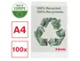 Esselte 627496 Caja 100 Dossiers Uñeros Polipropileno Transparente Piel Naranja A4 Recycle 100 Micras