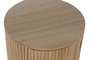 DKD Home Decor Mesita de Noche Balines Natural Paulownia y MDF 43 x 43 x 48 cm