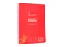 Liderpapel Cuaderno Espiral A5 Pautaguía Tapa Plástica Rojo
