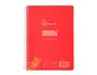 Liderpapel Cuaderno Espiral A5 Pautaguía Tapa Plástica Rojo