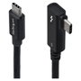StarTech Cable Thunderbolt 5 Acodado 0,8 m 80 Gbps/120 Gbps 240 W Negro