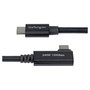 StarTech Cable Thunderbolt 5 Acodado 0,8 m 80 Gbps/120 Gbps 240 W Negro