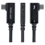 StarTech Cable Thunderbolt 5 Acodado 0,8 m 80 Gbps/120 Gbps 240 W Negro
