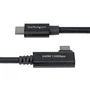 StarTech.com Cable Thunderbolt 5 Acodado 0,8 m 80 Gbps/120 Gbps 240 W Negro