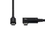 StarTech.com Cable Thunderbolt 5 Acodado 0,8 m 80 Gbps/120 Gbps 240 W Negro