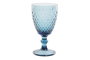 DKD Home Decor Copa de Cristal Grabada Azul Diamond Garbo 1 325ml