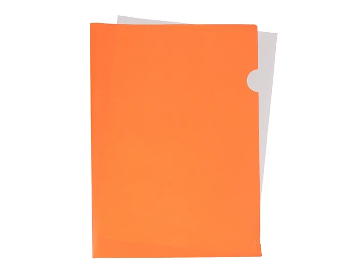 Liderpapel Carpeta Dossier Uñero Polipropileno Naranja Fluor Opaco Capacidad 20 Hojas Formato Din A4
