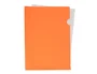 Liderpapel Carpeta Dossier Uñero Polipropileno Naranja Fluor Opaco Capacidad 20 Hojas Formato Din A4