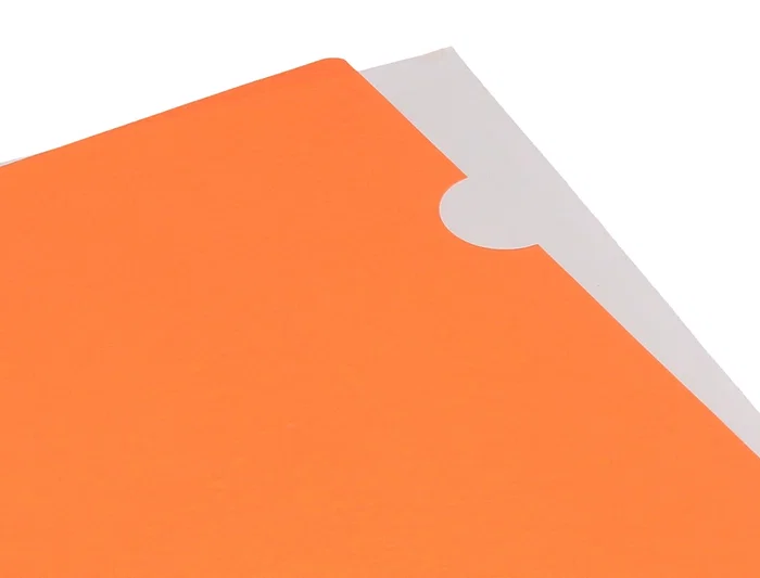 Liderpapel Carpeta Dossier Uñero Polipropileno Naranja Fluor Opaco Capacidad 20 Hojas Formato Din A4