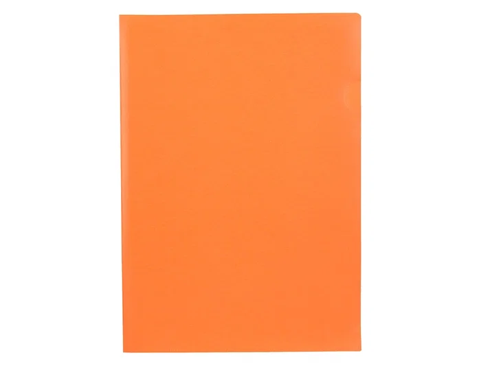 Liderpapel Carpeta Dossier Uñero Polipropileno Naranja Fluor Opaco Capacidad 20 Hojas Formato Din A4