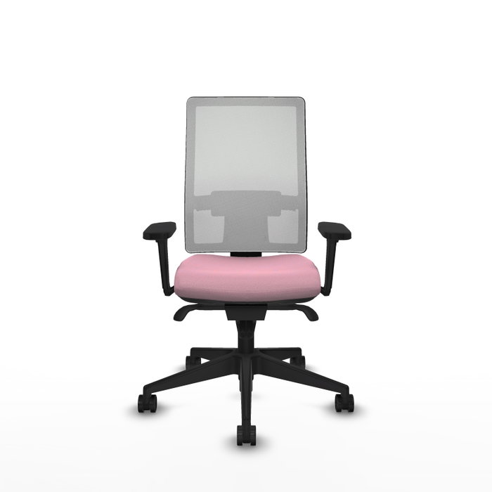 PIQUERAS Y CRESPO Silla de oficina Horna con mecanismo Sincro, Rosa y Blanco PIQUERAS Y CRESPO Silla de oficina Horna con mecanismo Sincro, Rosa y Blanco