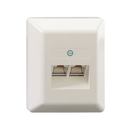 Rutenbeck 13010131 Dosis RJ-45 Blanco