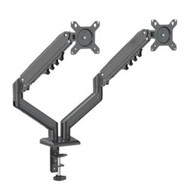 Nilox Soporte de Mesa Articulado de 2 Brazos para Monitores hasta 32'' Negro