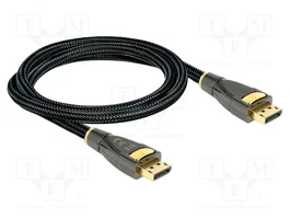 DeLOCK Cable DisplayPort 1.2 de 1 m Premium 4K 60 Hz