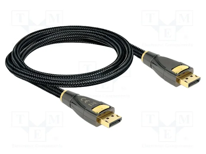 DeLOCK Cable DisplayPort 1.2 de 1 m Premium 4K 60 Hz DeLOCK Cable DisplayPort 1.2 de 1 m Premium 4K 60 Hz