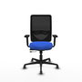 PIQUERAS Y CRESPO Silla de oficina Zulema con mecanismo Sincro/Traslack, Azul y Negro