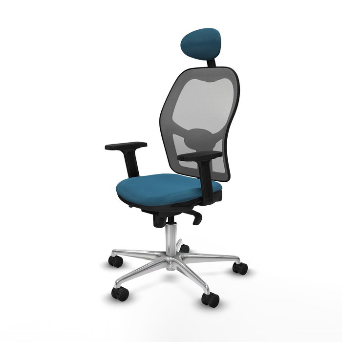 PIQUERAS Y CRESPO Silla de oficina Jorquera Verde petróleo y Gris PIQUERAS Y CRESPO Silla de oficina Jorquera Verde petróleo y Gris