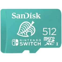 SanDisk Tarjeta de Memoria microSDXC 512GB para Nintendo Switch - Licencia Oficial, Clase 10, UHS-I, 100MB/s Lectura
